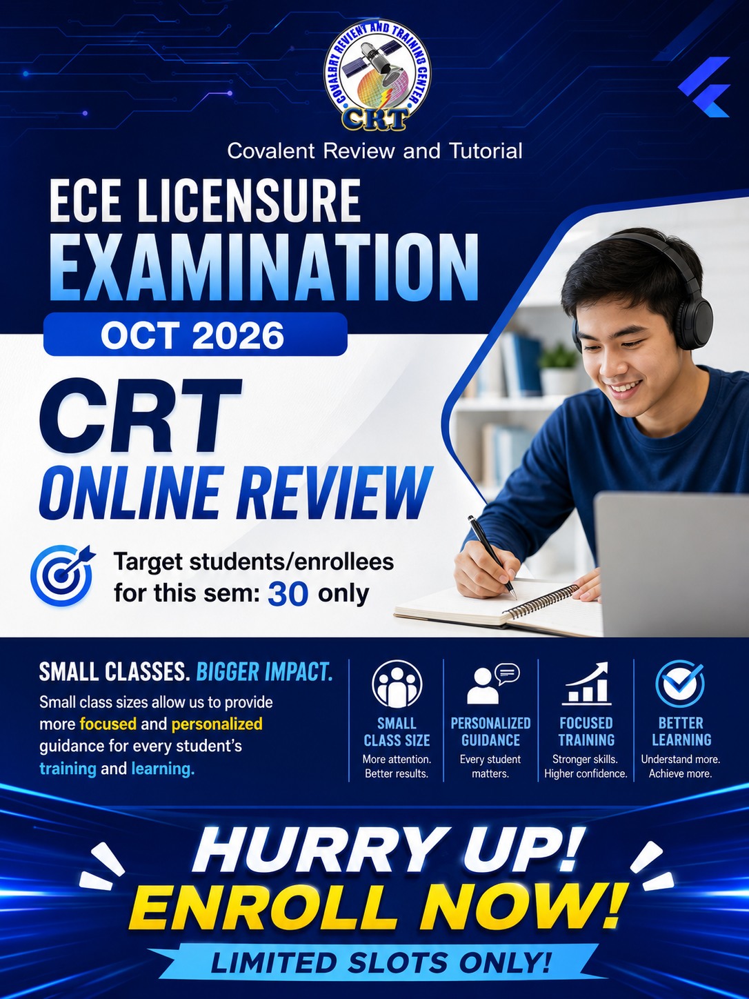 ECE Online Review 30 Slots Available